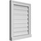 Ekena Millwork Vertical Surface Mount PVC Gable Vent: Functional, w/ 2"W x 2"P Brickmould Sill Frame, 18"W x 22"H GVPVE18X2203SF - alternate 3